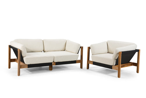 Sofa z fotelem - VERDE