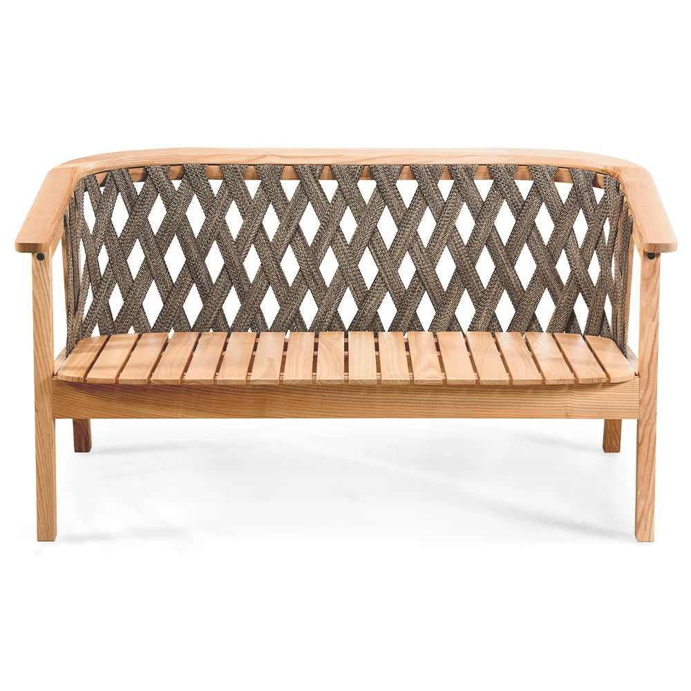 drewniana sofa ogrodowa ribbon