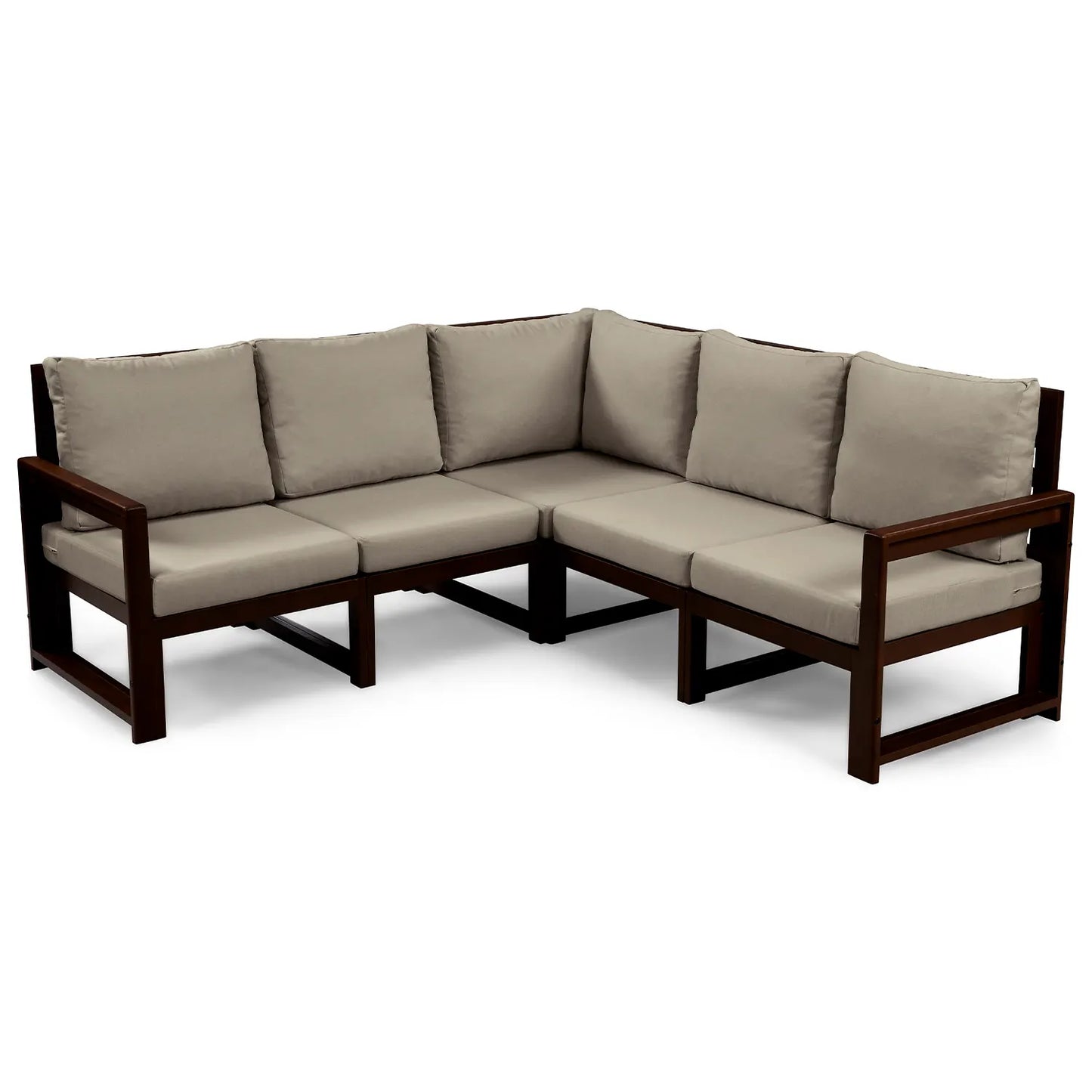 drewniana sofa ogrodowy narozna